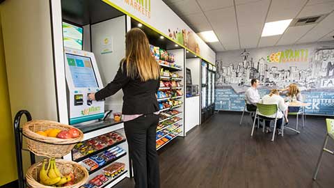 Self-check-out Self check out kiosk